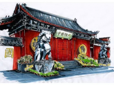 驚艷了 手繪開(kāi)封名勝古跡
